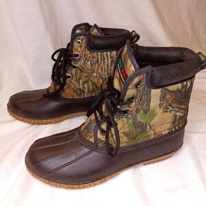 ASPEN SPORT Original Camo Duck Deer Hunting boots Mens 6 womens 8